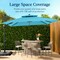 Best Choice Products 9x12ft 2-Tier Square Outdoor Solar LED Cantilever Umbrella w/ 360-Rotating Base –